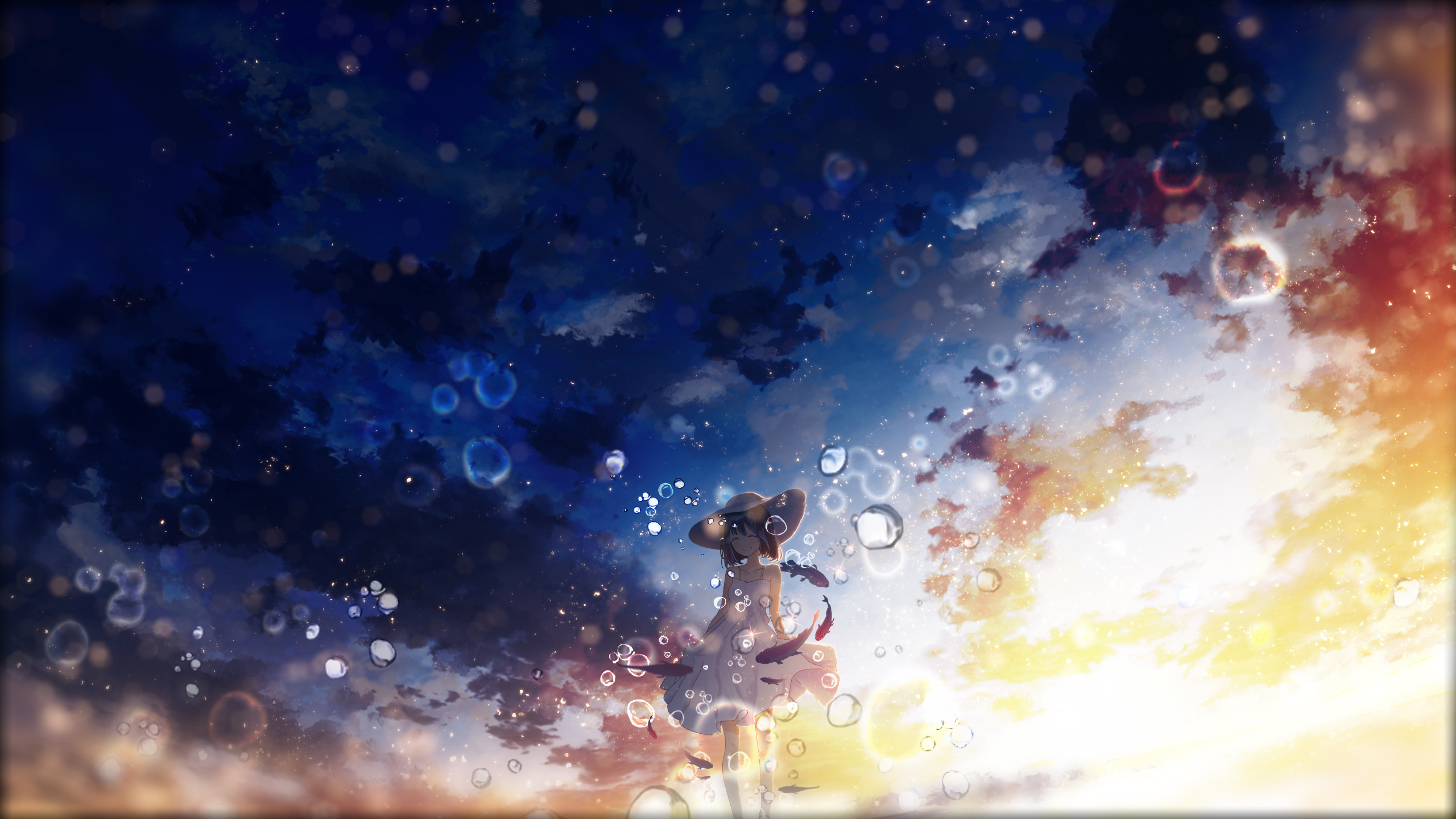 【P站美图】日本画师Y_Y插画作品，水与光的交辉
